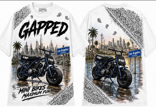 Gapped mini bike shirt